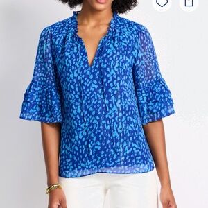 Sugarlips Silvana Tie Front Blouse